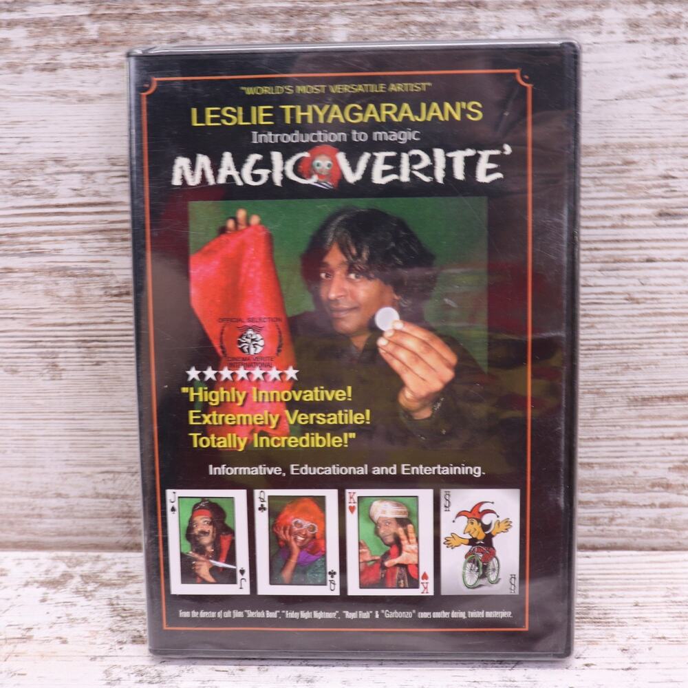 Leslie Thyagarajan's Introduction to Magic Magic Verite DVD New Sealed